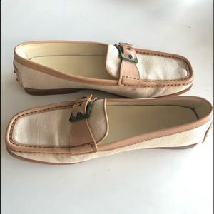 Tod’s Loafers in Canvas and Leather